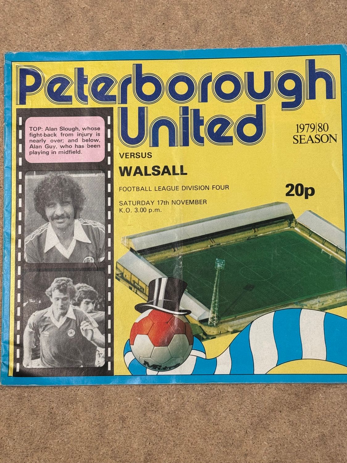 Peterborough United v Walsall - 17/11/79