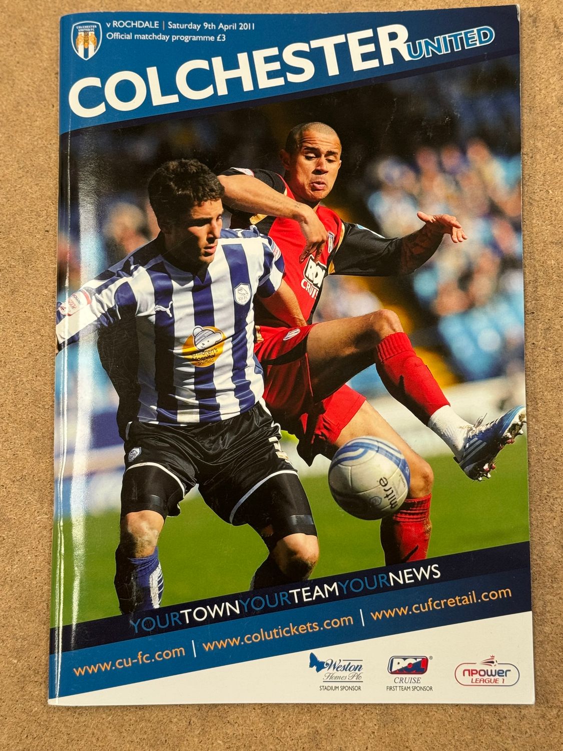 Colchester United v Rochdale - 9/4/11
