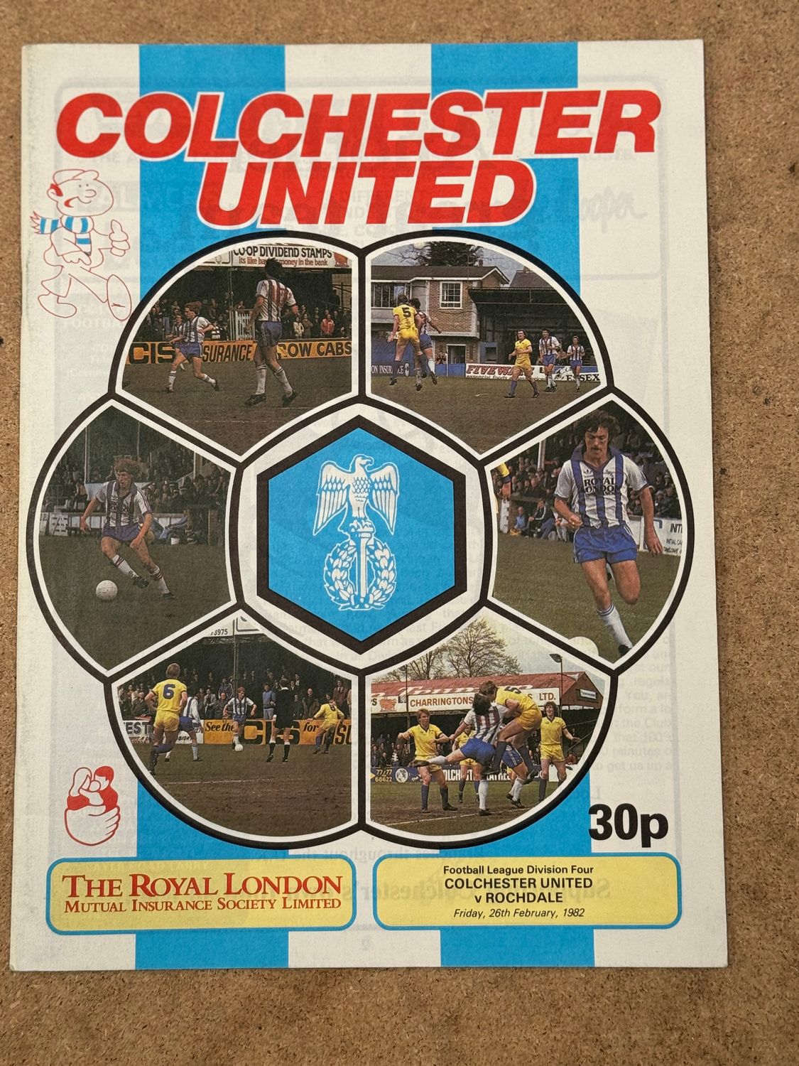 Colchester United v Rochdale - 26/2/82