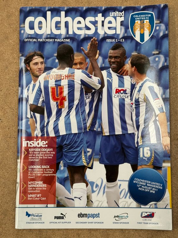 Colchester United v Wycombe Wanderers - 13/8/11