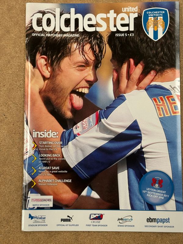 Colchester United v Leyton Orient - 10/9/11