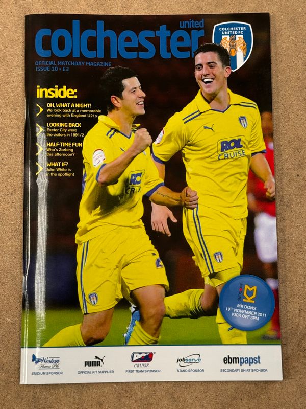 Colchester United v MK Dons- 19/11/11