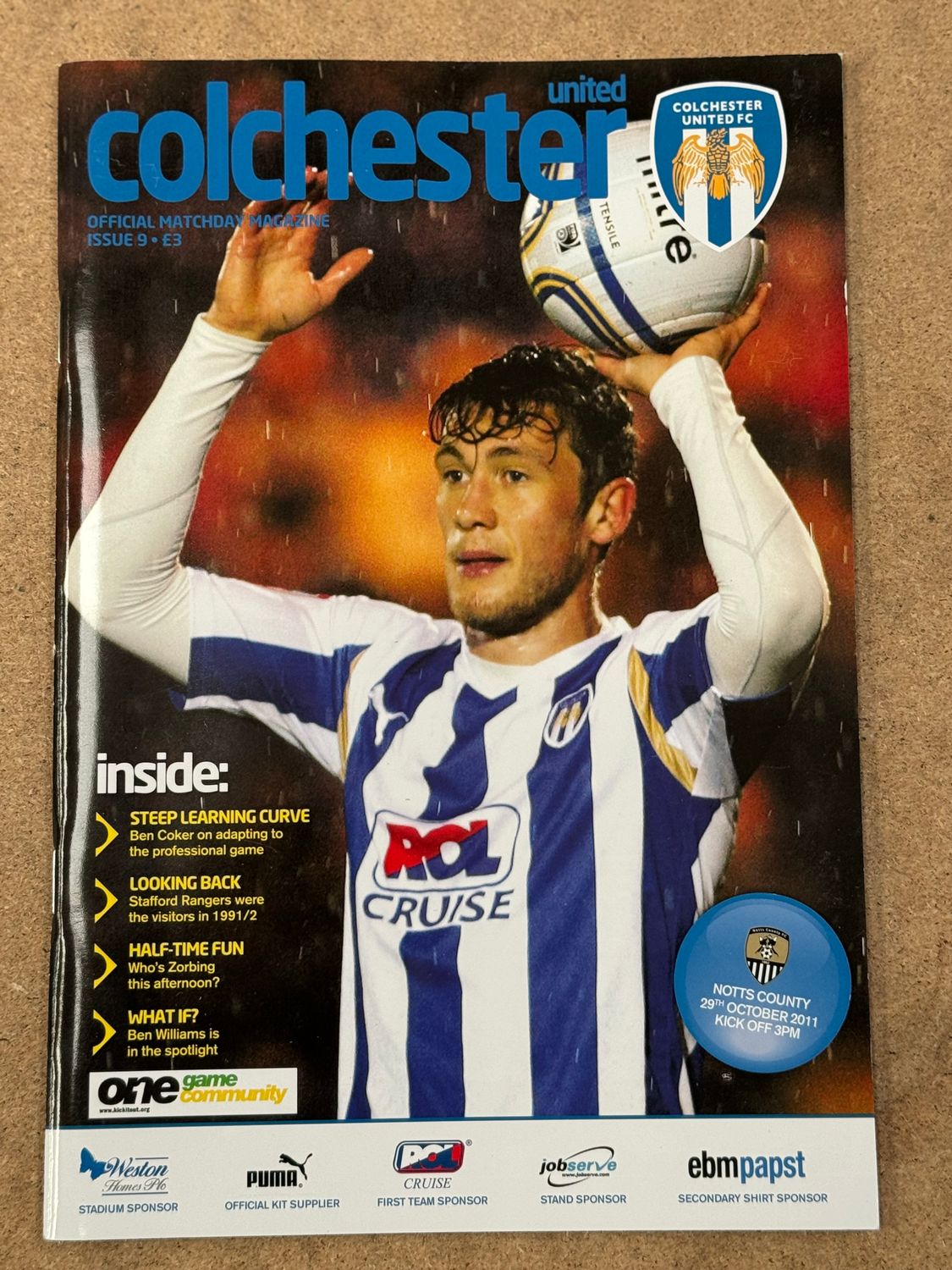 Colchester United v Notts County - 29/10/11
