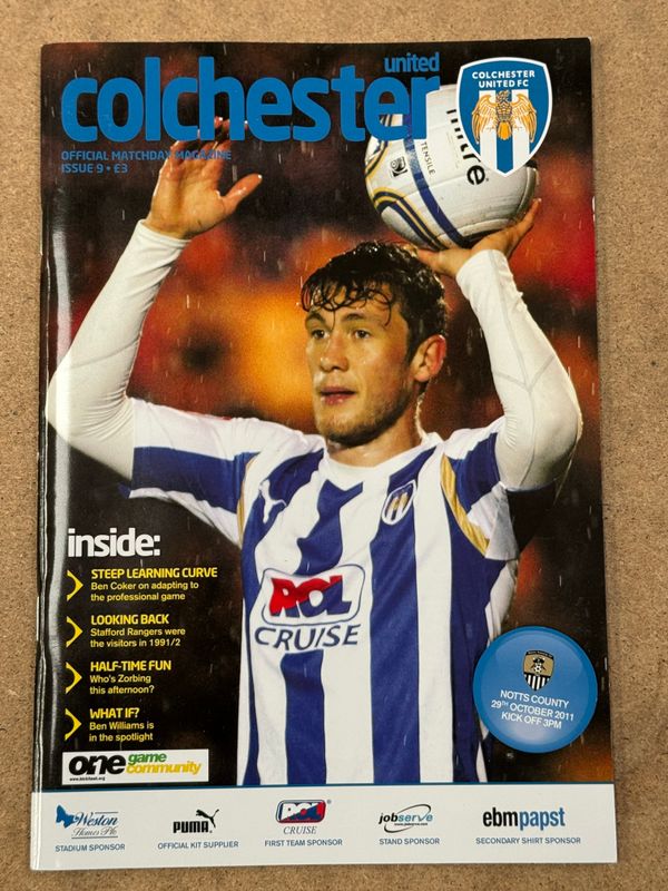 Colchester United v Notts County - 29/10/11