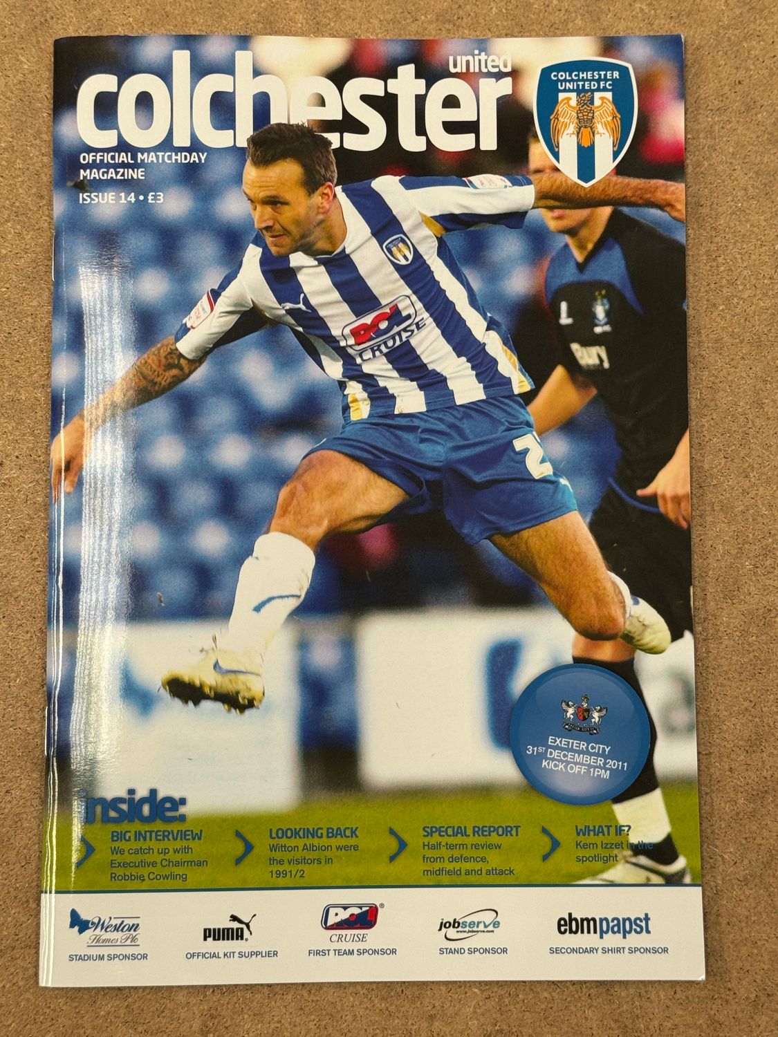Colchester United v Exeter City - 31/12/11
