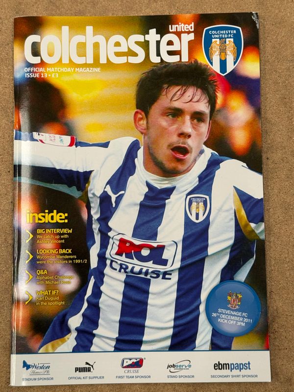 Colchester United v Stevenage - 26/12/11