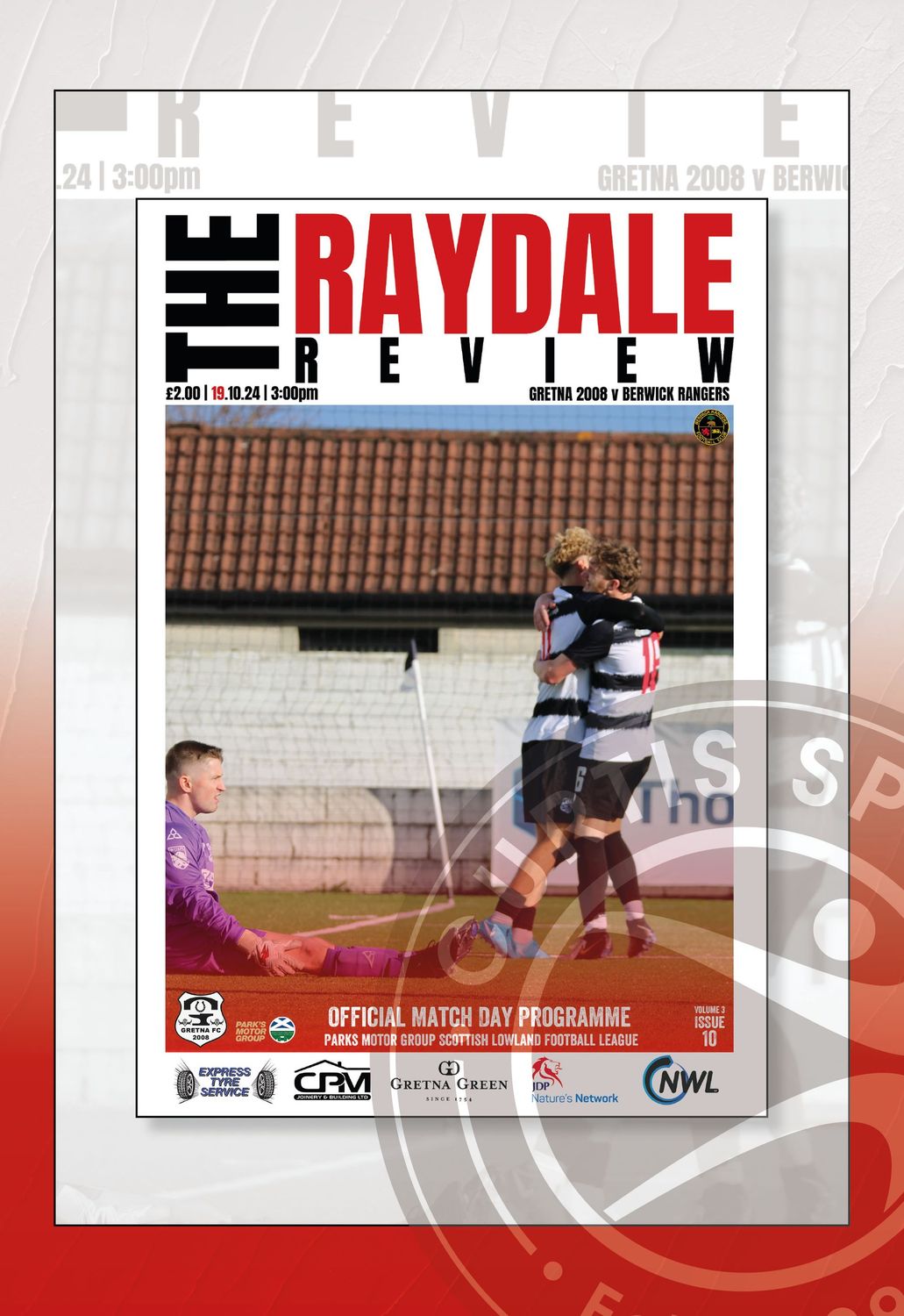 Gretna 2008 v Berwick Rangers - 19/10/24