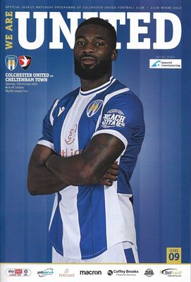 Colchester United v Cheltenham Town - 19/10/24