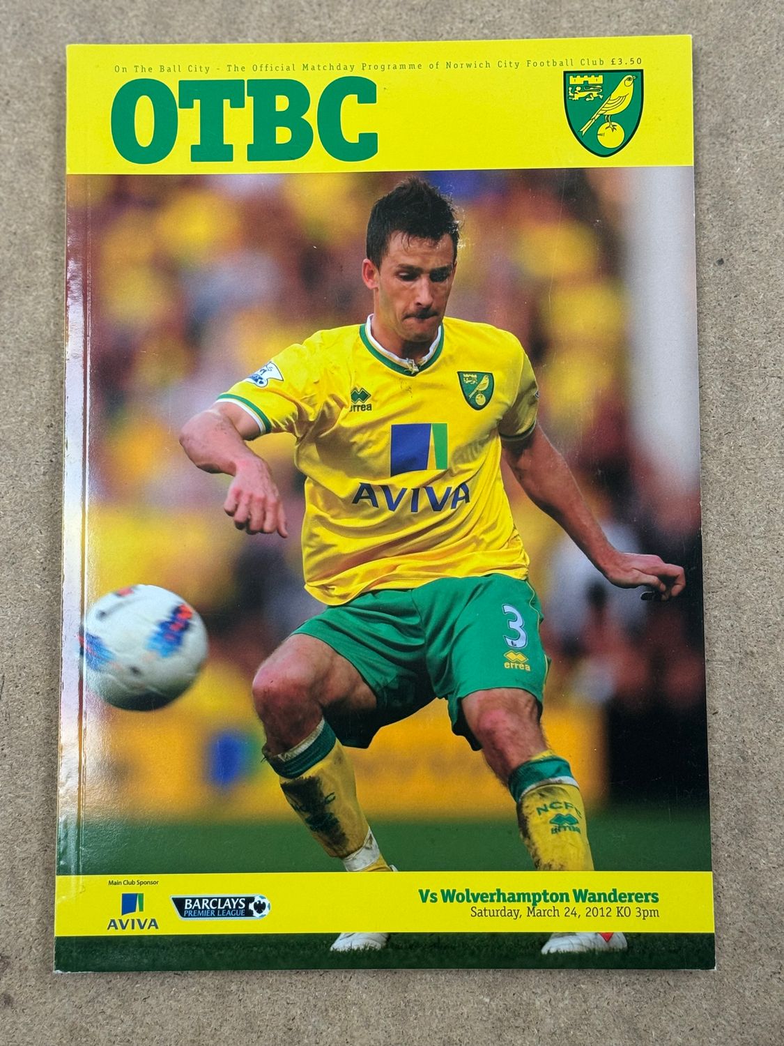 Norwich City v Wolves - 24/3/12