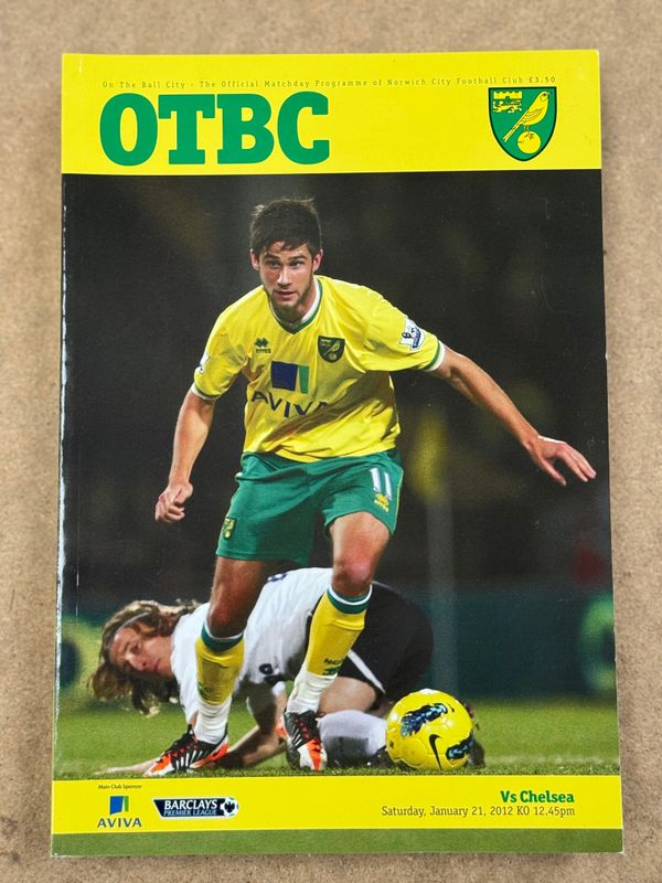 Norwich City v Chelsea - 21/1/12