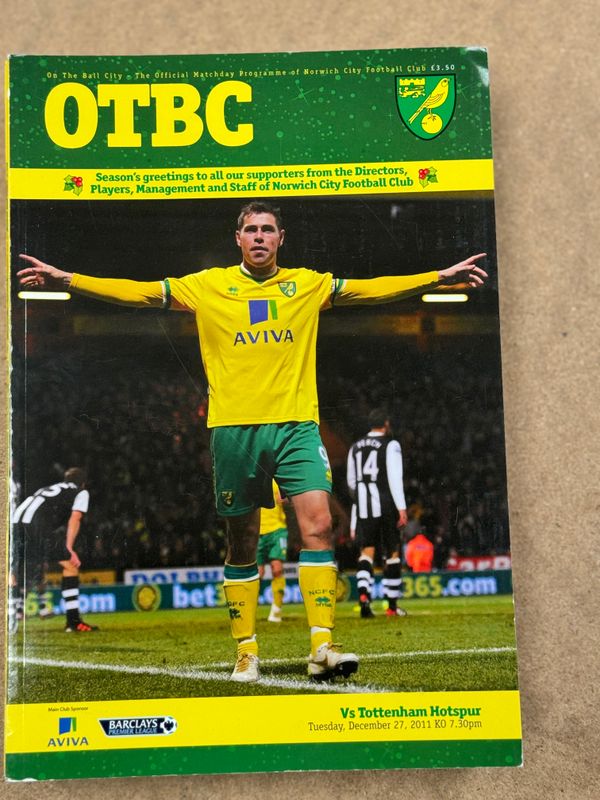 Norwich City v Tottenham Hotspur - 27/12/11