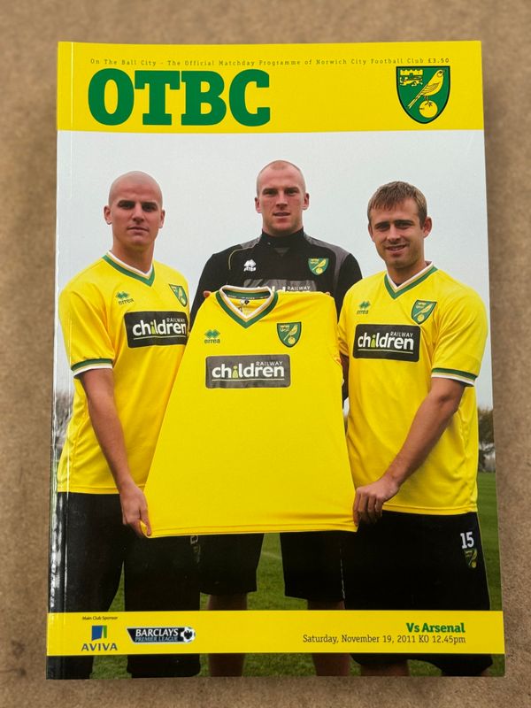 Norwich City v Arsenal - 19/11/11