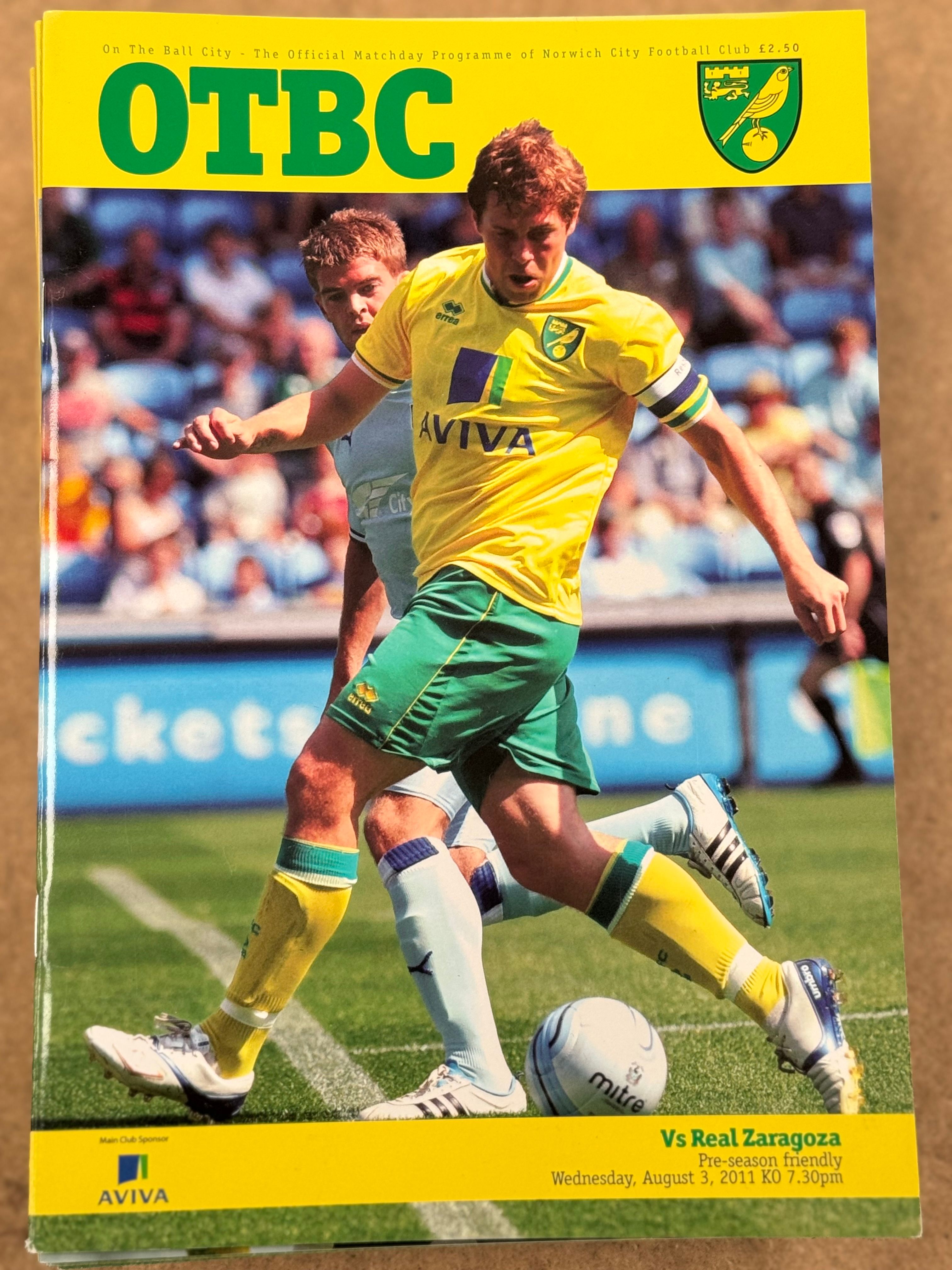 Norwich City v Real Zaragoza/Parma - 3/8/11