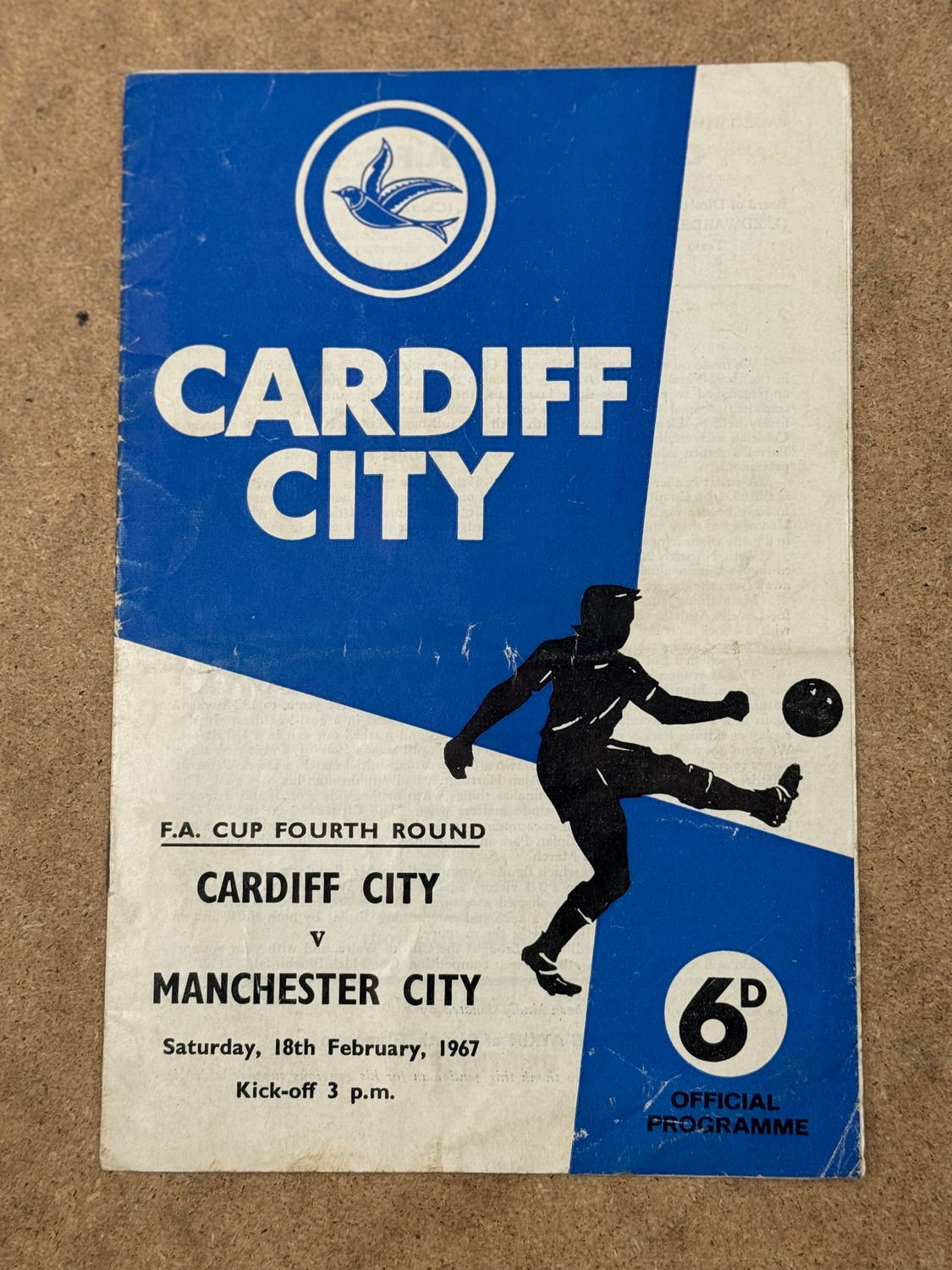 Cardiff City v Manchester City - 18/2/67