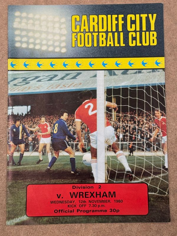 Cardiff City v Wrexham - 12/11/80