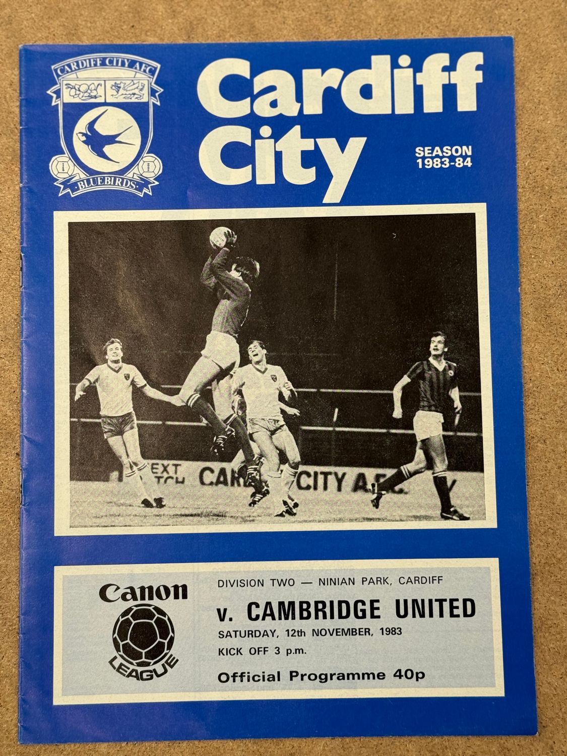 Cardiff City v Cambridge United - 12/11/83