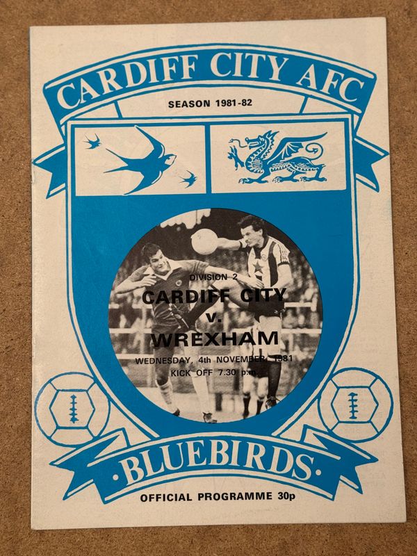 Cardiff City v Wrexham - 4/11/81