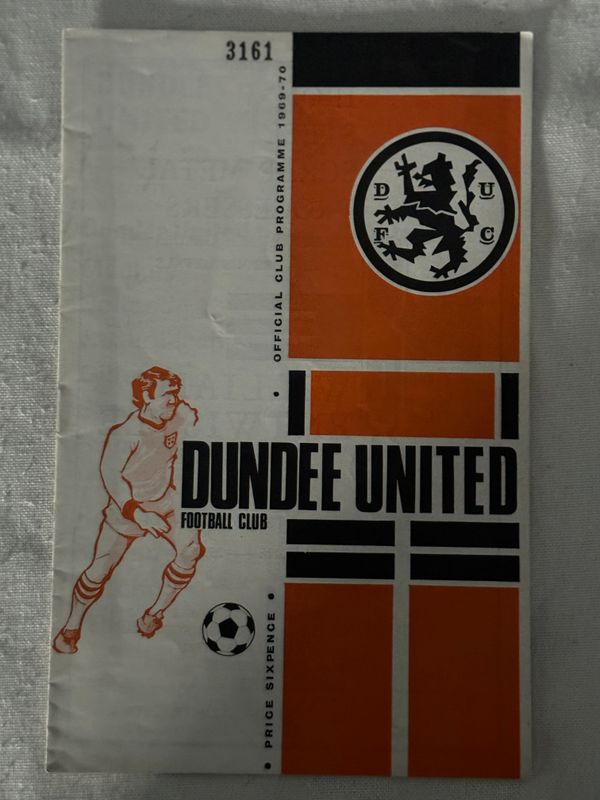 Dundee United v Hearts - 9/8/69