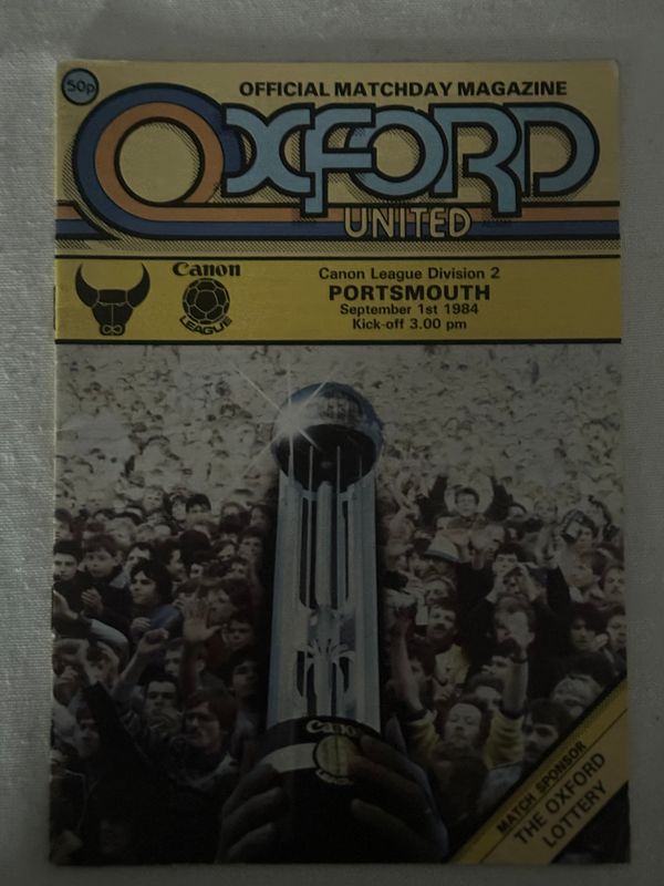 Oxford United v Portsmouth - 1/9/84