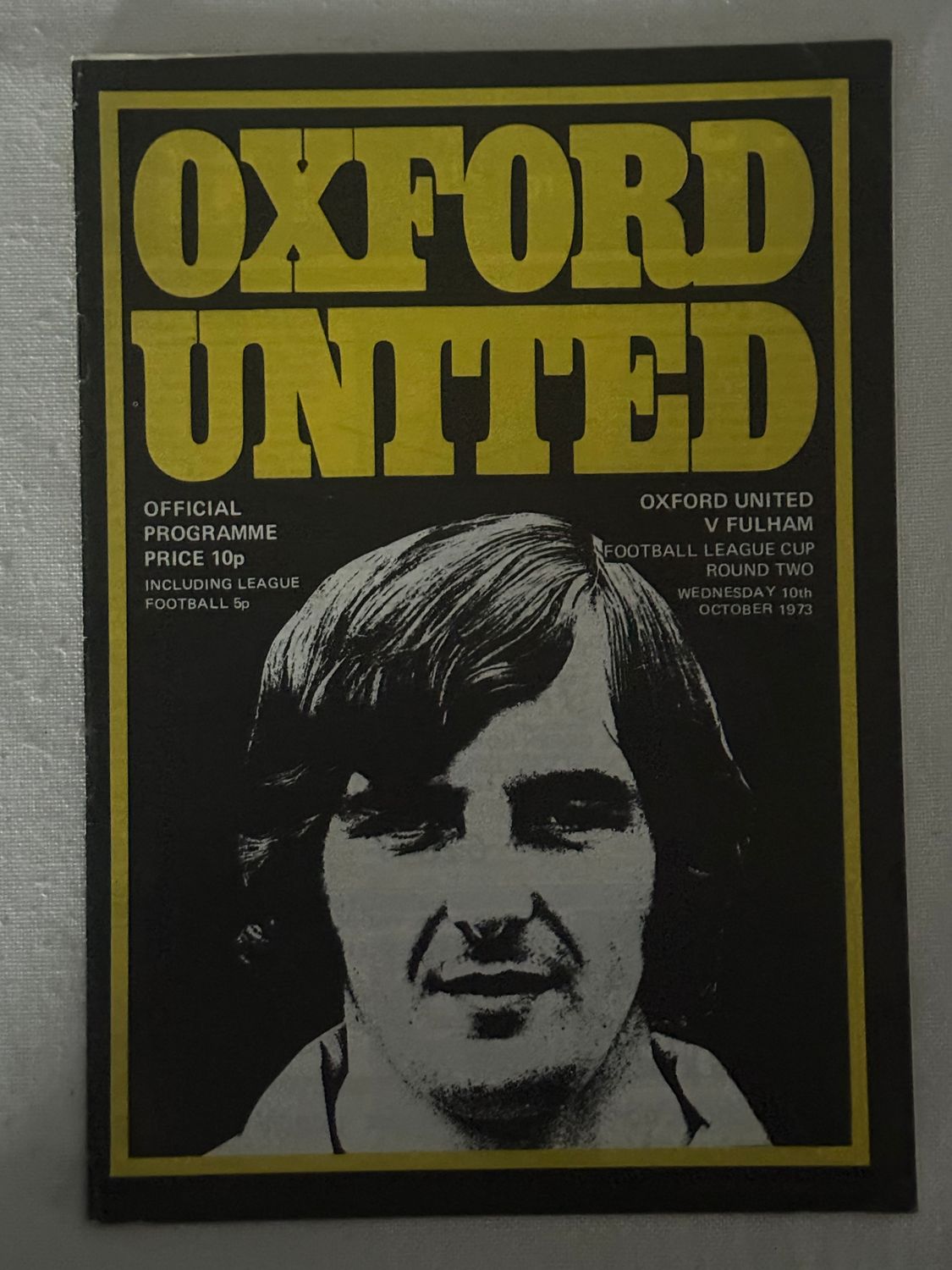 Oxford United v Fulham- 10/10/73