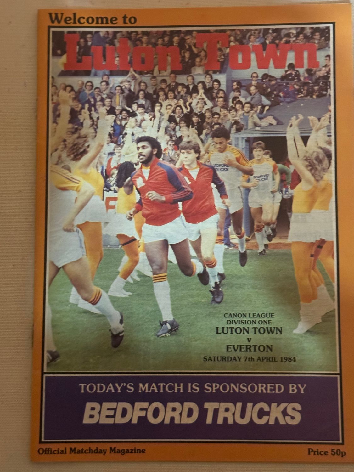 Luton Town v Everton - 7/4/84