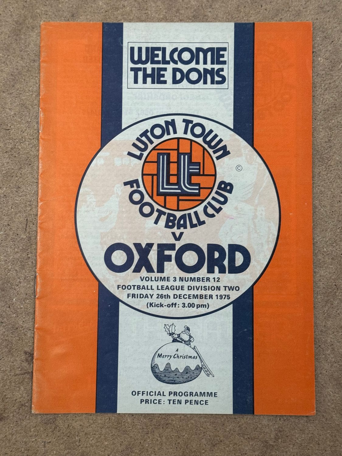 Luton Town v Oxford - 26/12/75