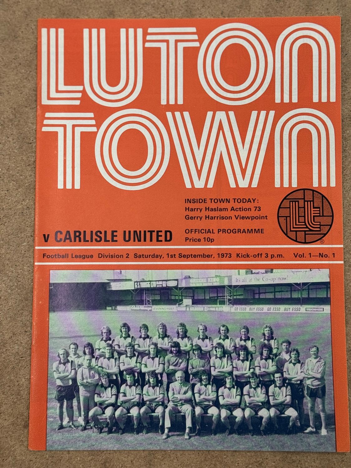 Luton Town v Carlisle United - 1/9/73
