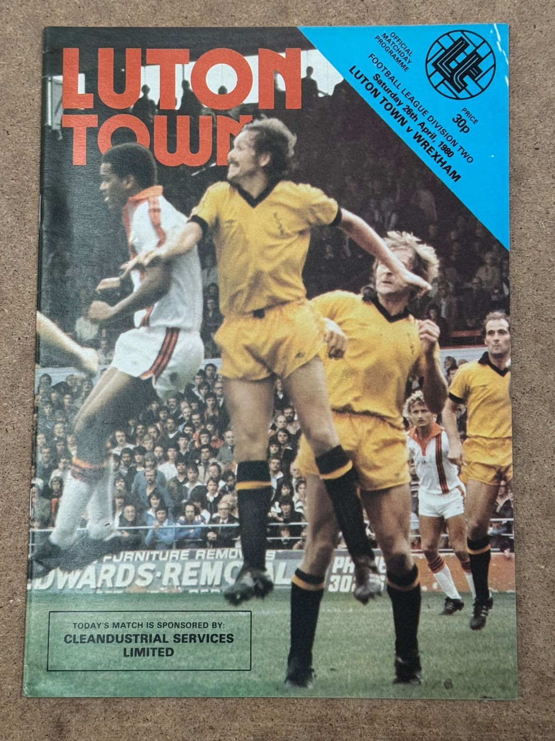 Luton Town v Wrexham - 26/4/80