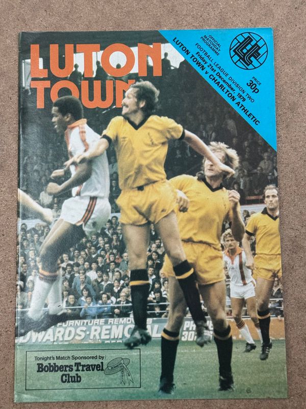Luton Town v Charlton Athletic - 21/12/79