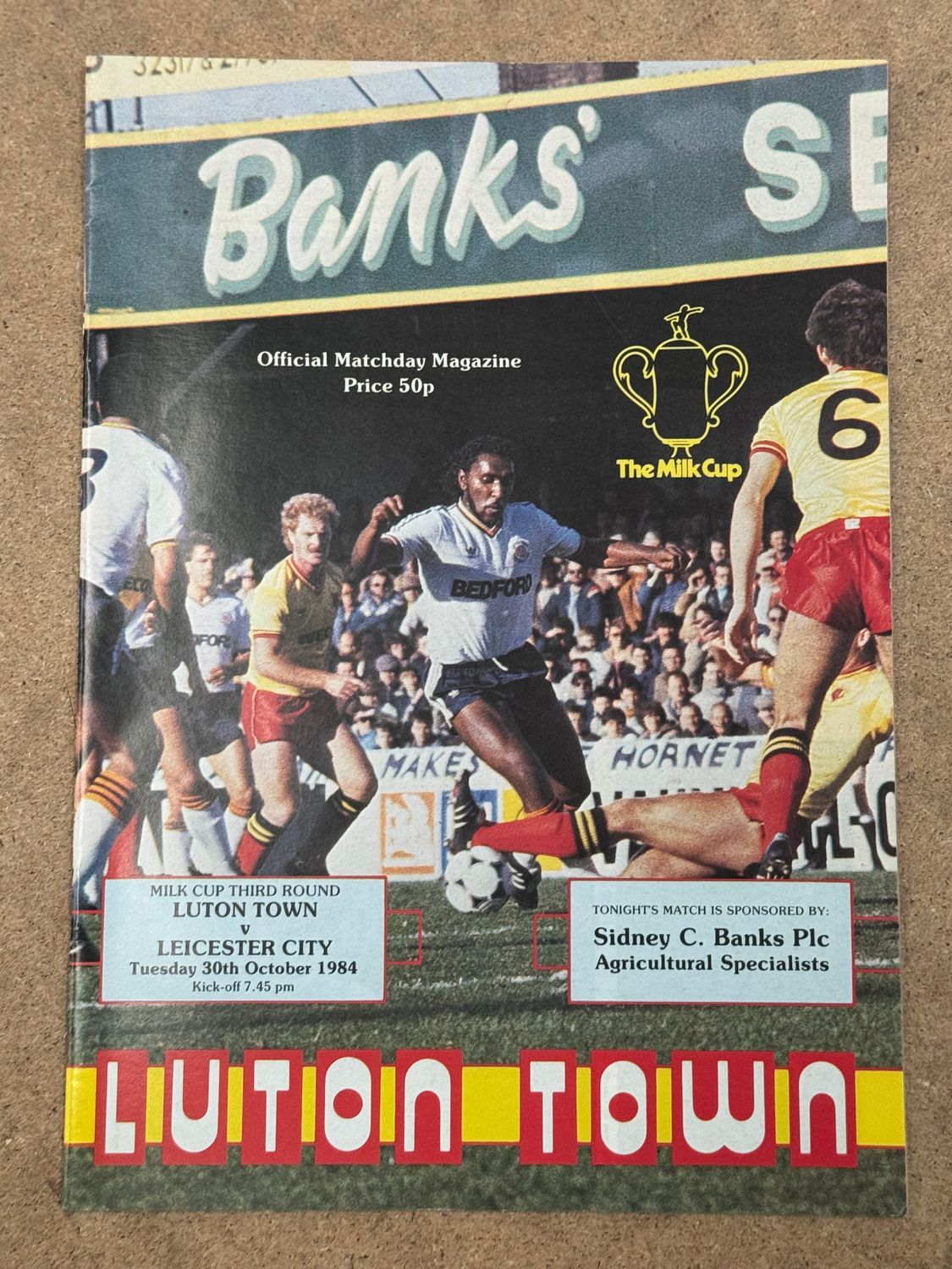 Luton Town v Leicester City - 30/10/84