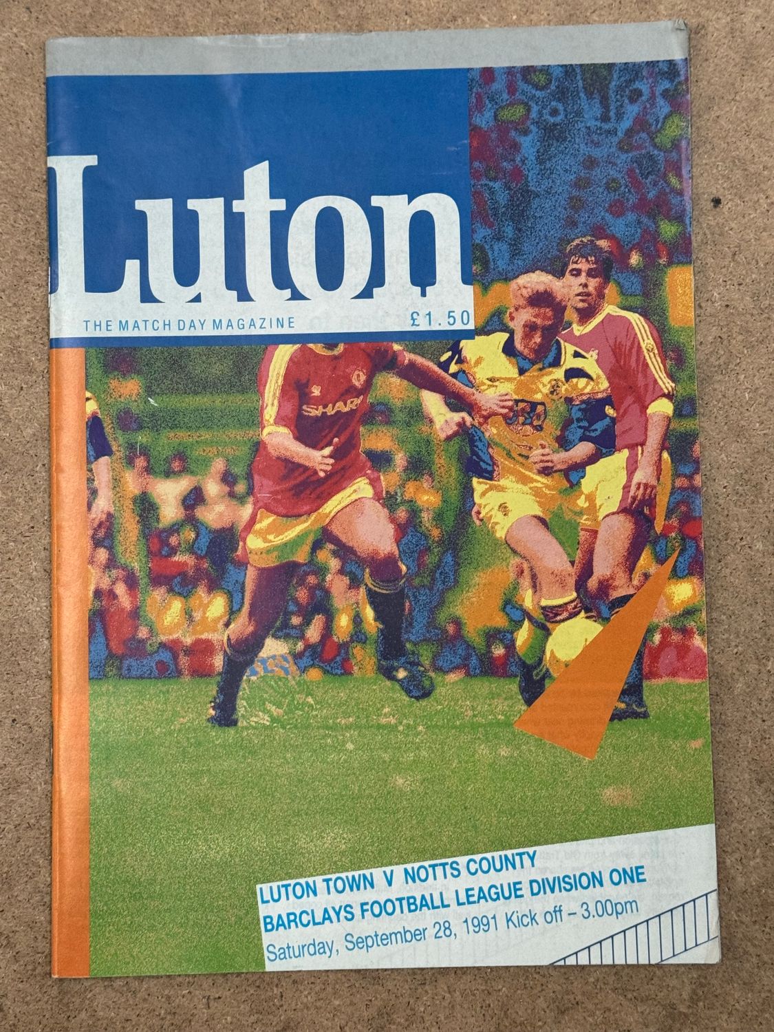 Luton Town v Notts County - 28/9/91