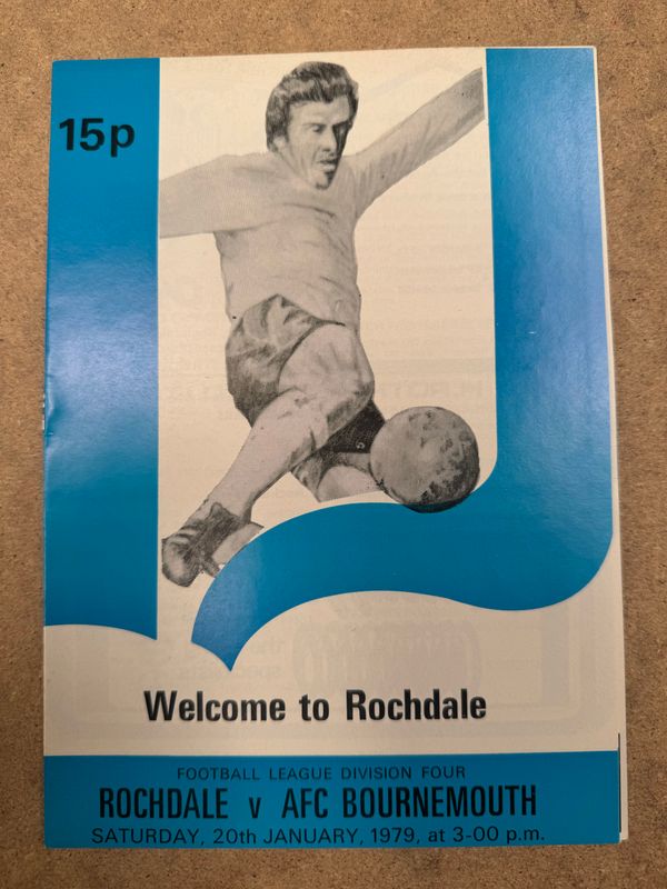 Rochdale v Bournemouth - 20/1/79