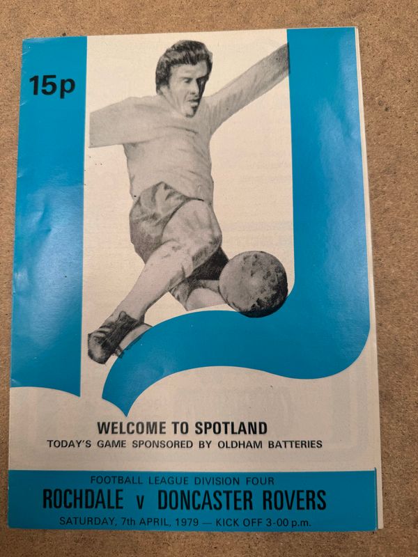 Rochdale v Doncaster Rovers - 7/4/79