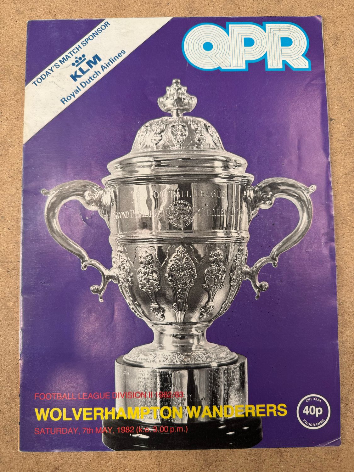 QPR v Wolves - 7/5/82