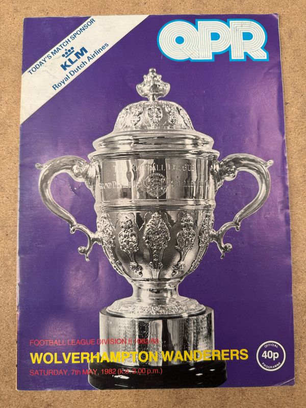 QPR v Wolves - 7/5/82