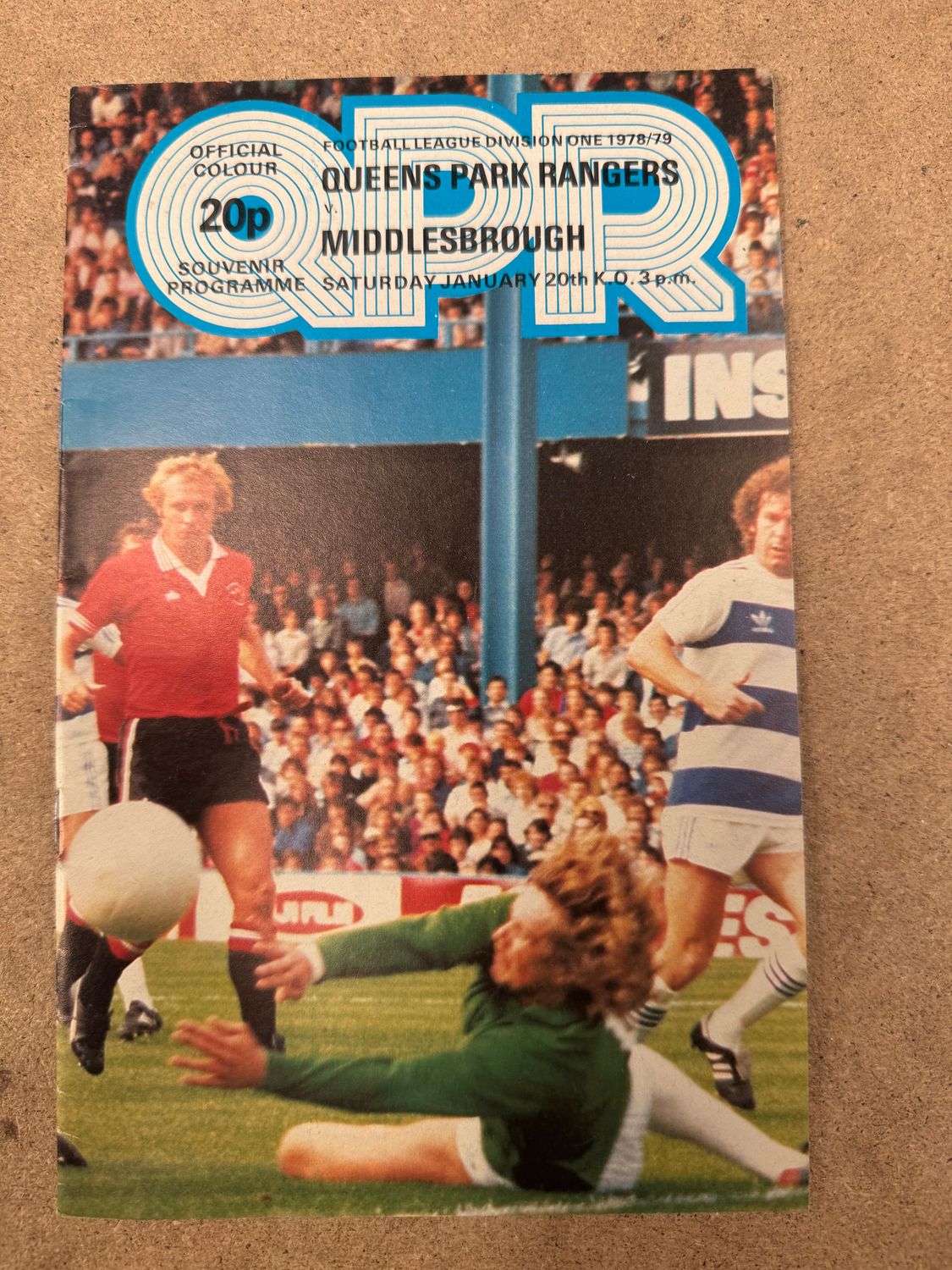 QPR v Middlesbrough - 20/1/79