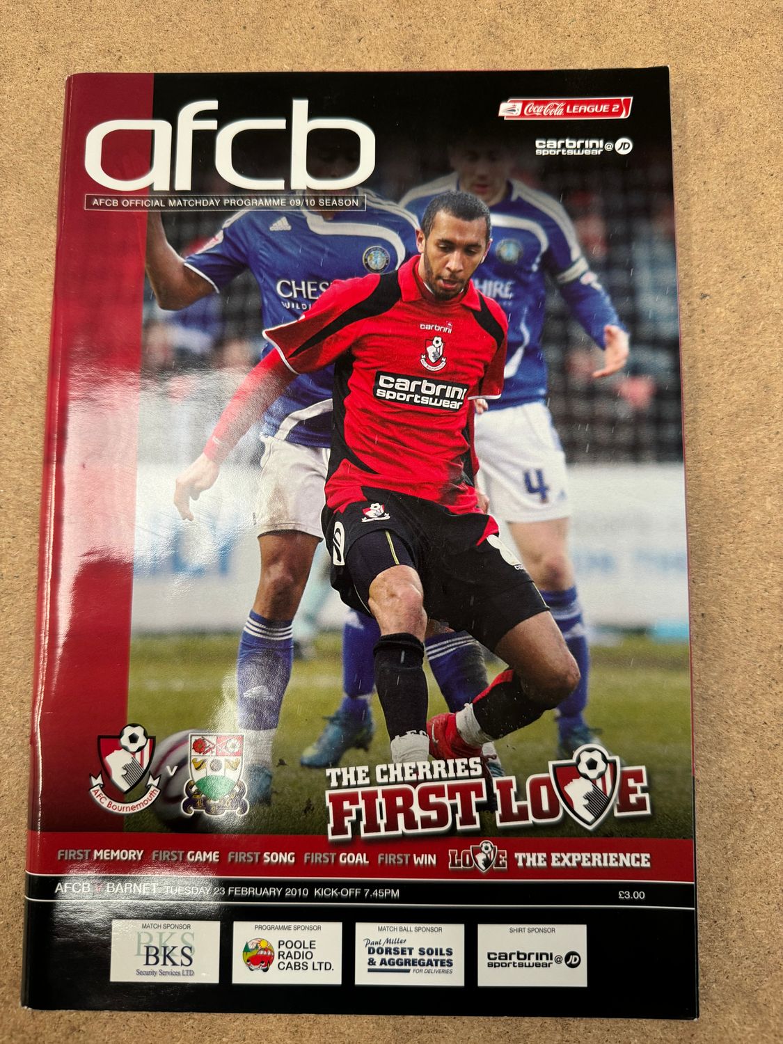 Bournemouth v Barnet - 23/2/10