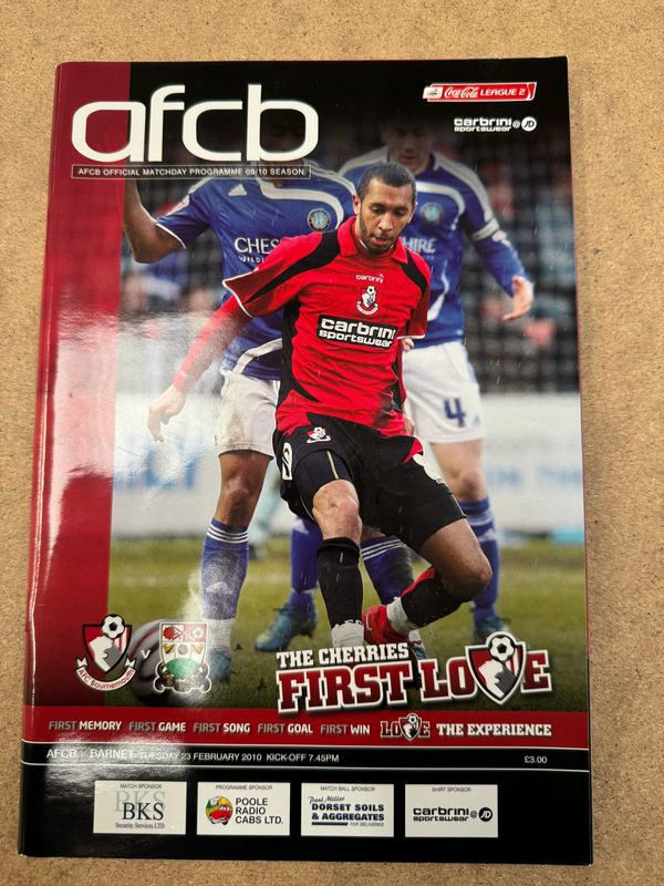 Bournemouth v Barnet - 23/2/10