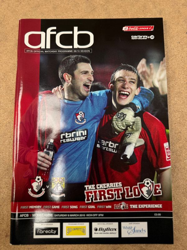 Bournemouth v Morecambe - 6/3/10