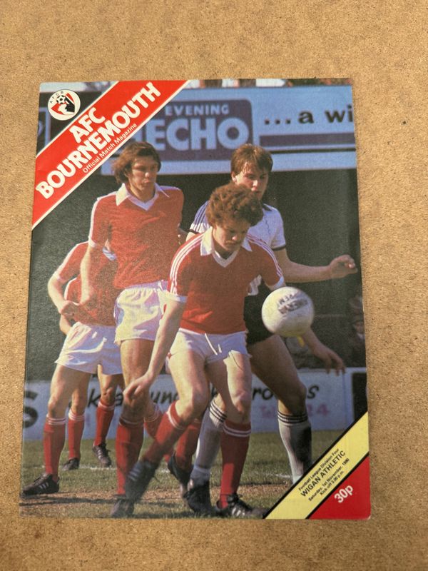 Bournemouth v Wigan Athletic - 1/11/80