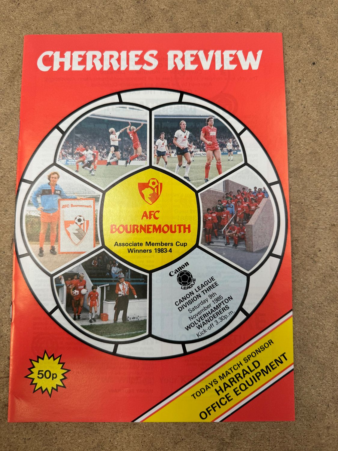 Bournemouth v Wolves - 9/11/85