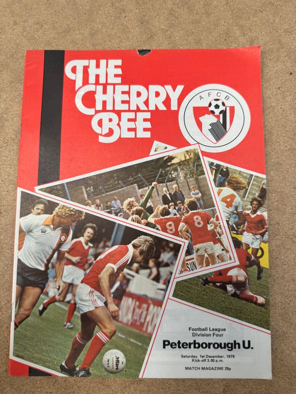 Bournemouth v Peterborough United - 1/12/79