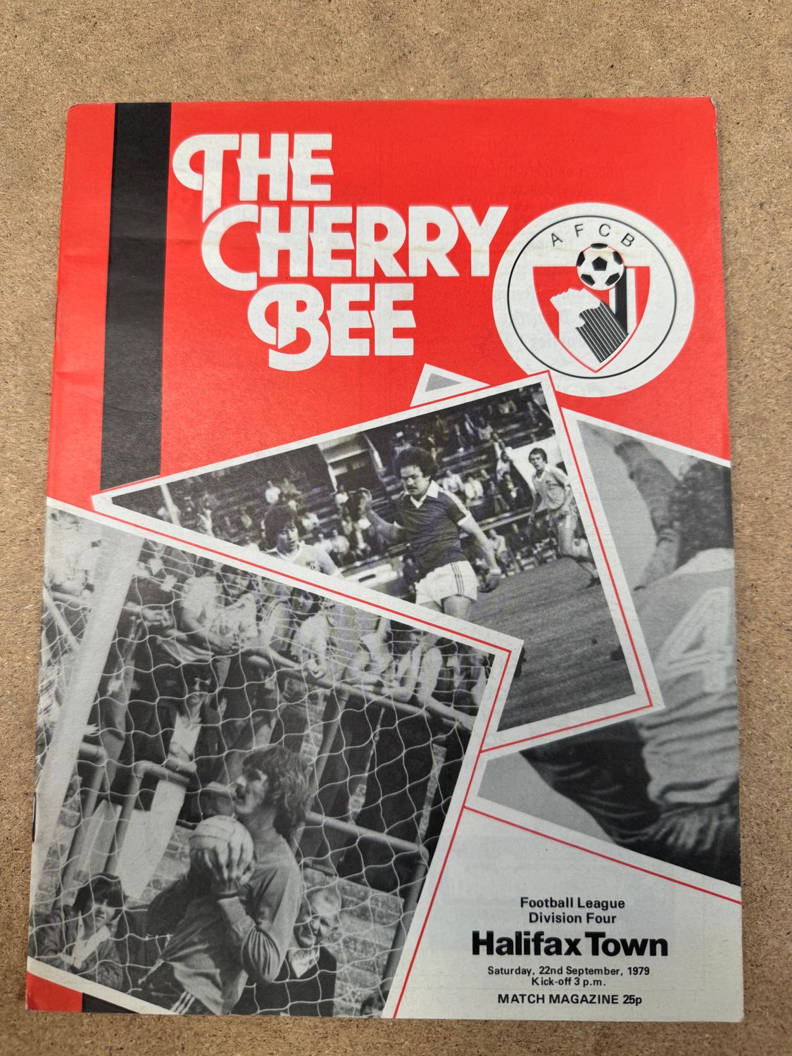 Bournemouth v Halifax Town - 22/9/79