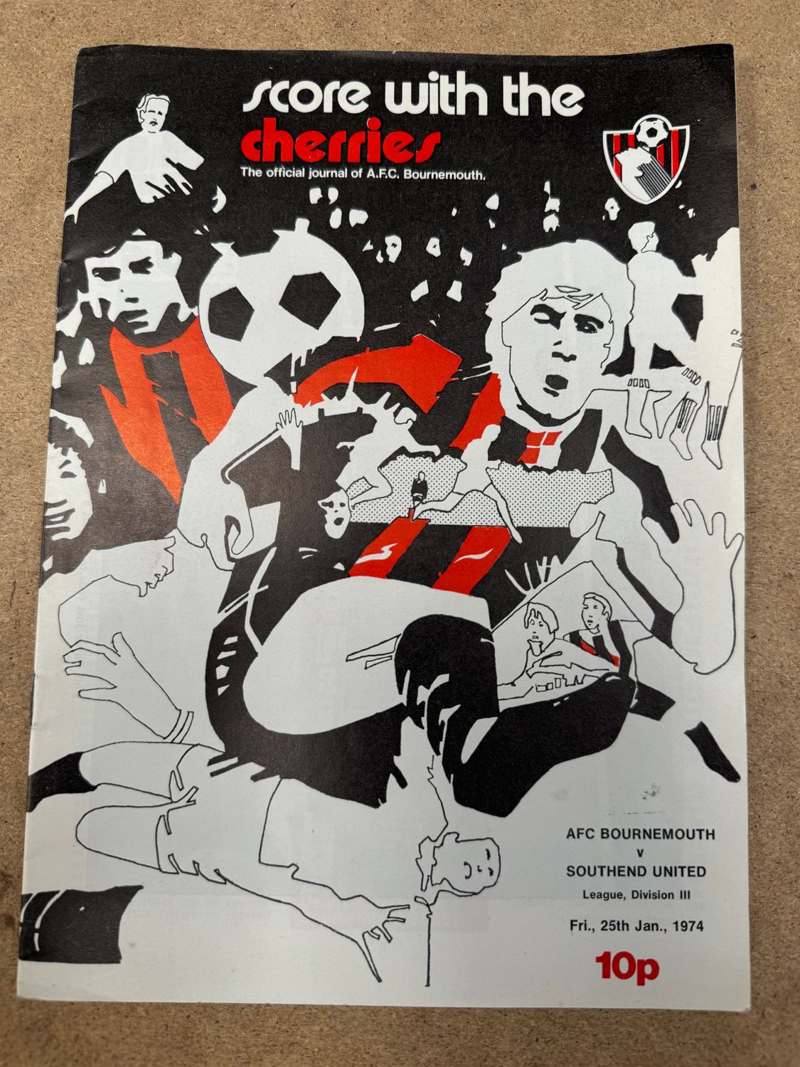 Bournemouth v Southend United - 25/1/74