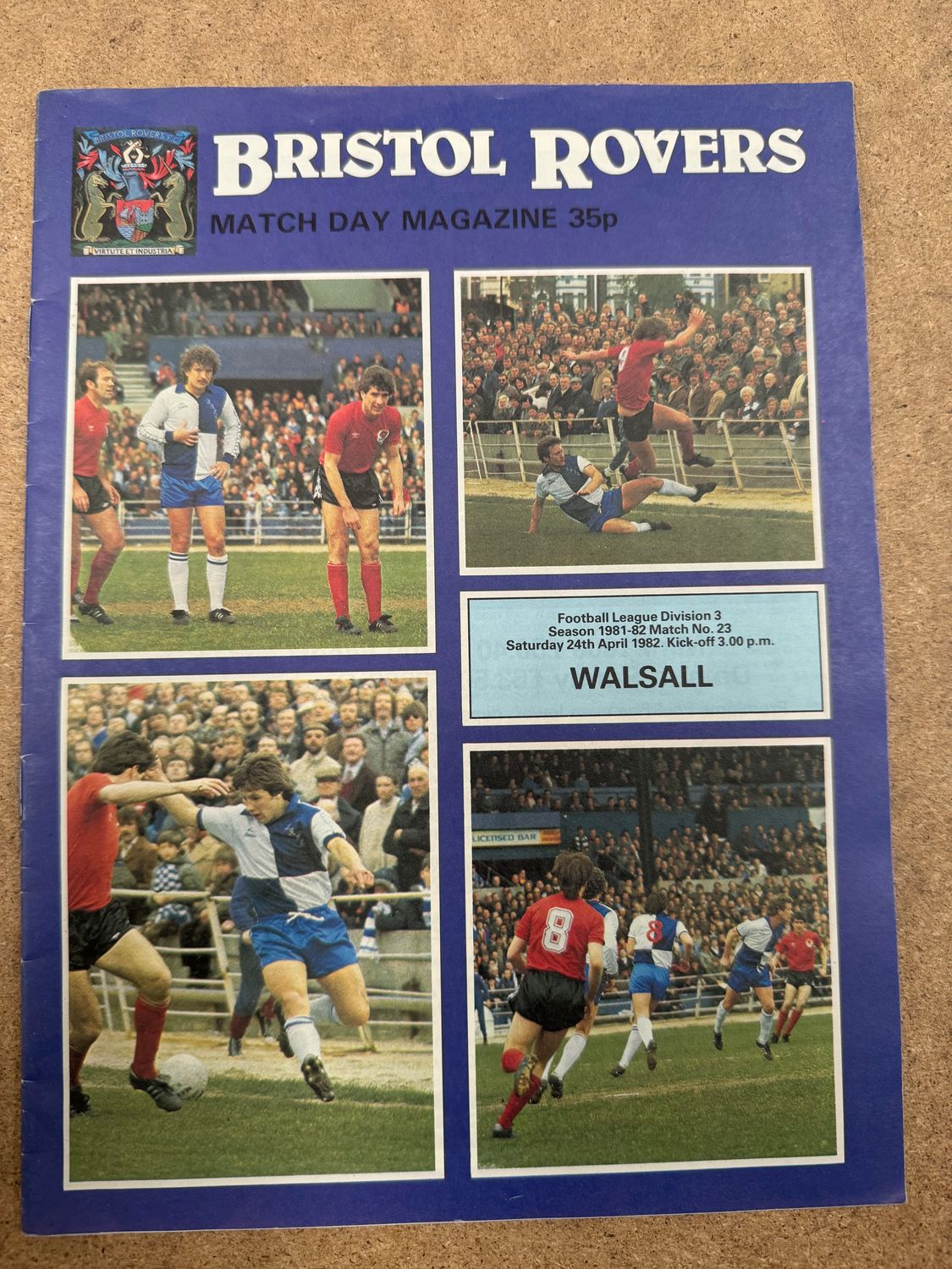 Bristol Rovers v Fulham - 24/4/82