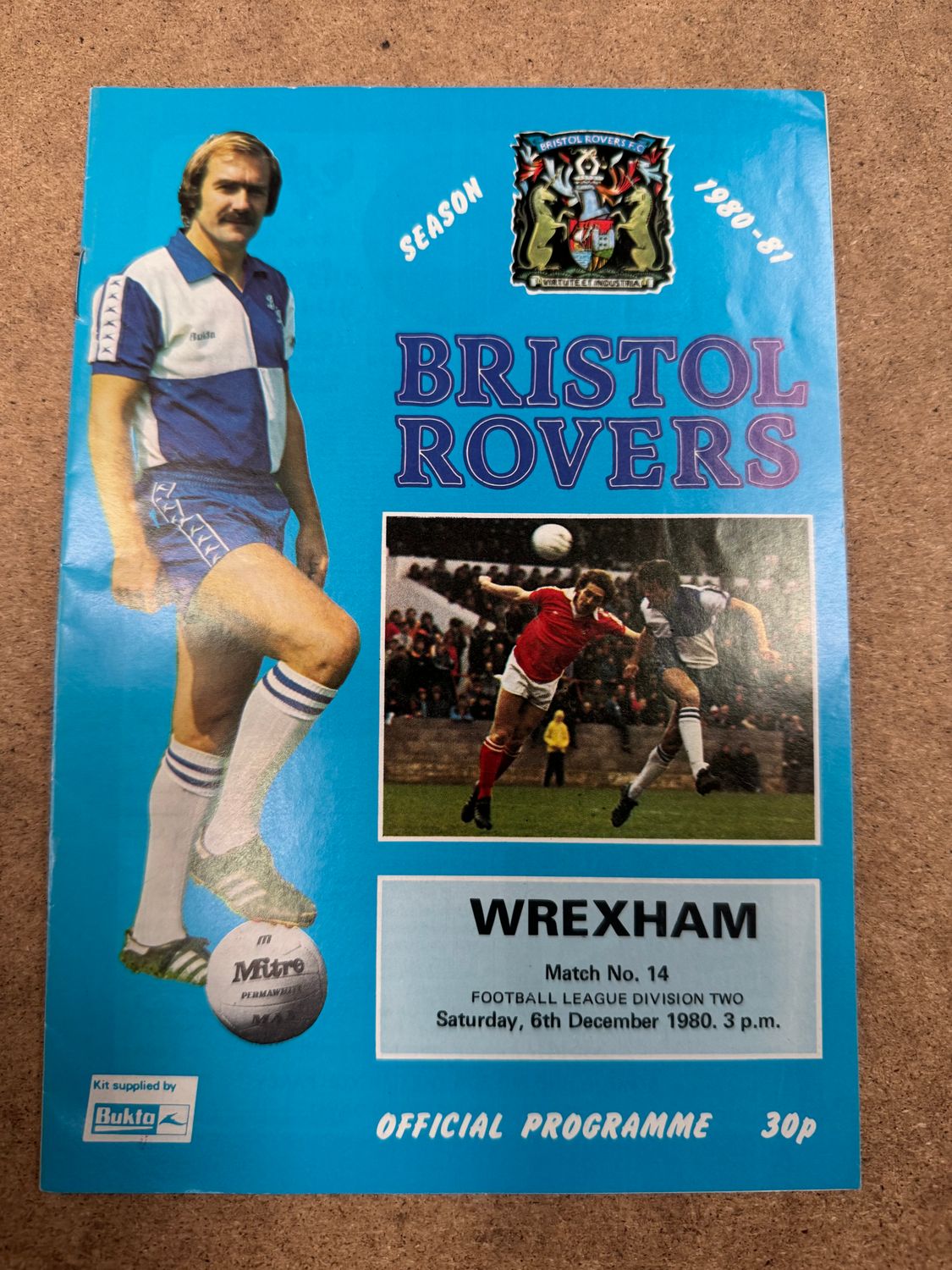 Bristol Rovers v Wrexham - 6/12/80