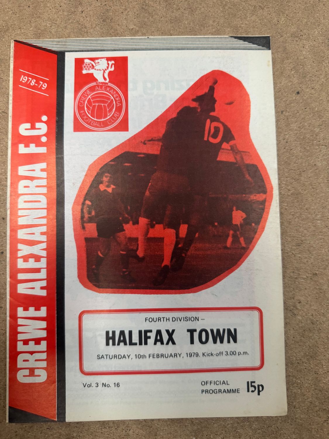 Crewe Alexandra v Halifax Town - 10/2/79