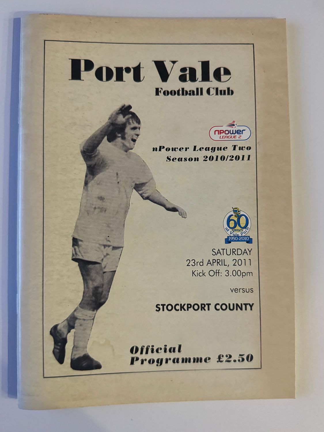 Port Vale v Stockport County - 23/4/11