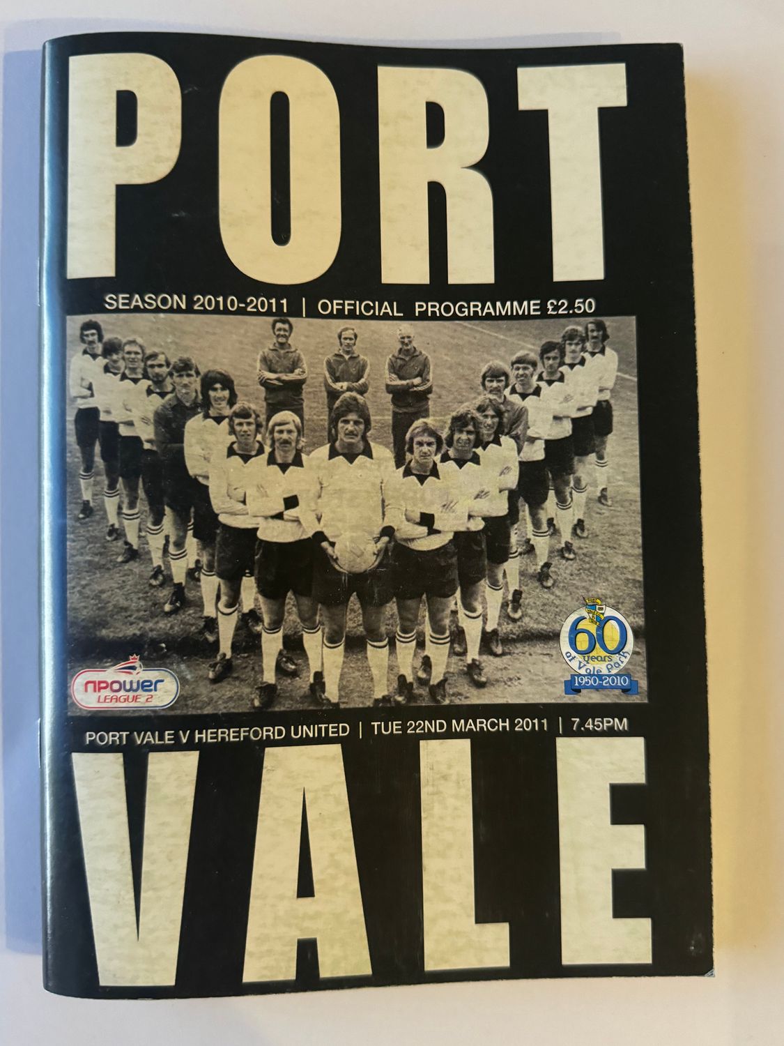 Port Vale v Hereford United - 22/3/11