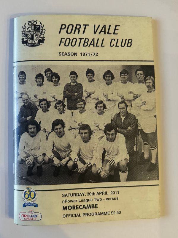 Port Vale v Morecambe - 30/4/11